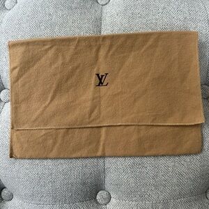 Louis Vuitton Flap Style Dust Bag - Authentic – Small Size 11.5" x 7.5"